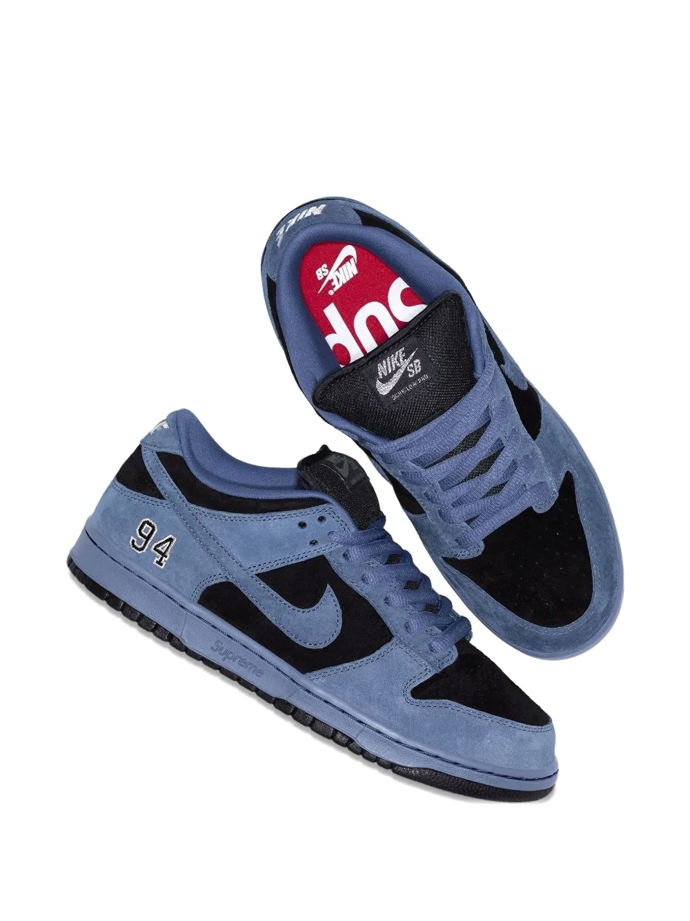 Nike 94 Number suède sneakers Blauw