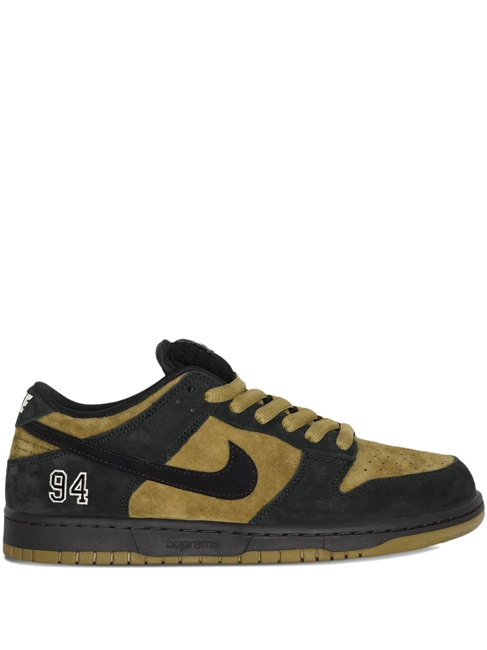Nike SB Dunk "Supreme - Camper Green" スニーカー - ブラック Nike SB Dunk "Supreme - Camper Green" スニーカー - ブラック