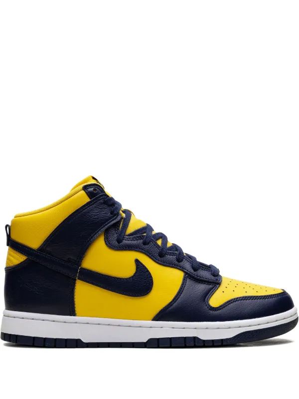 Nike Dunk High “Michigan 2025” スニーカー | ブルー | FARFETCH JP