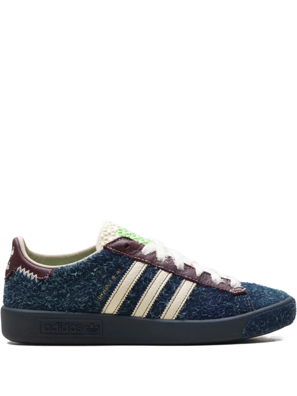 adidas x Brain Dead Forest Hills three-stripe sneakers Green