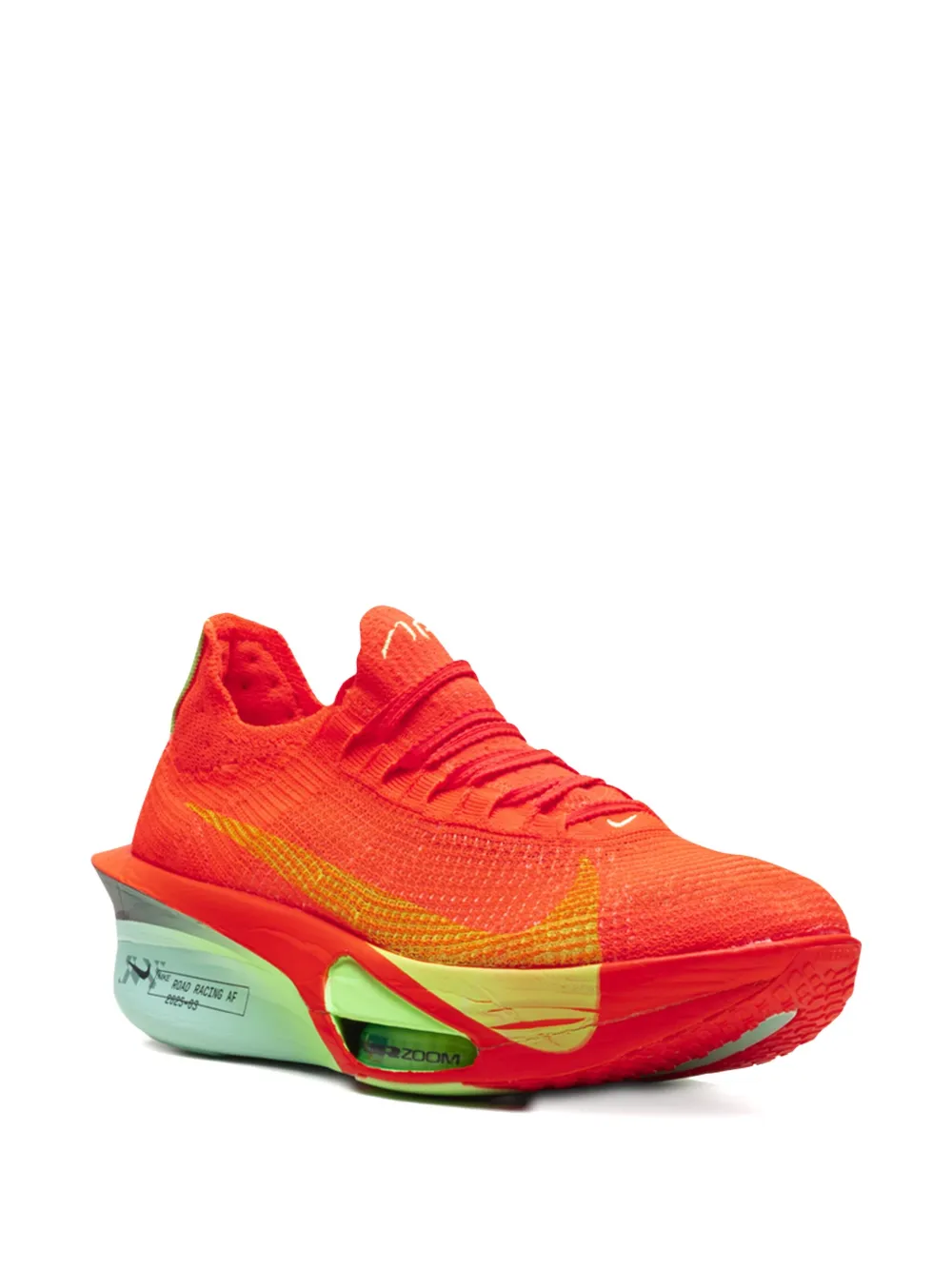 Nike ZoomX AlphaFly 3 "Bright Crimson Lime Blast" sneakers Orange