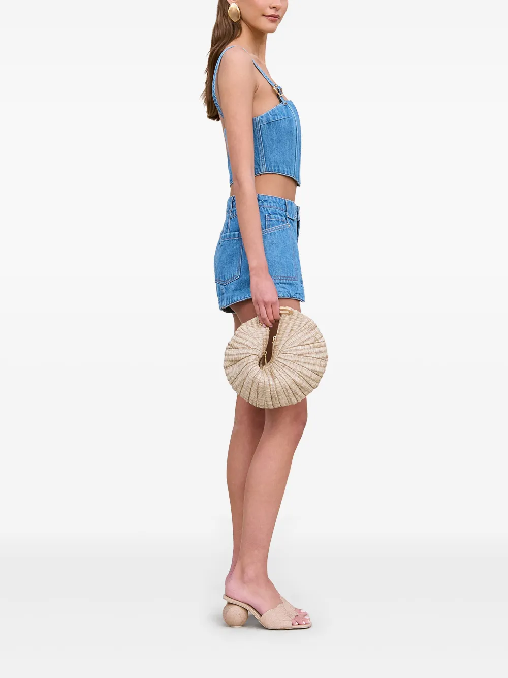 Cult Gaia Shelley shorts Blauw