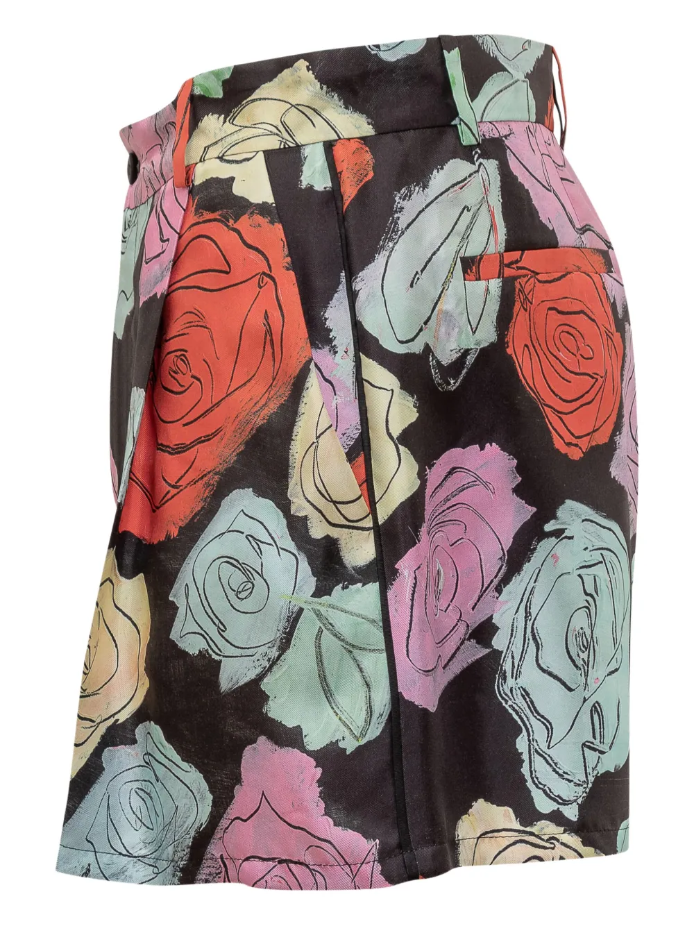 Marni Shorts met Orion-print Zwart