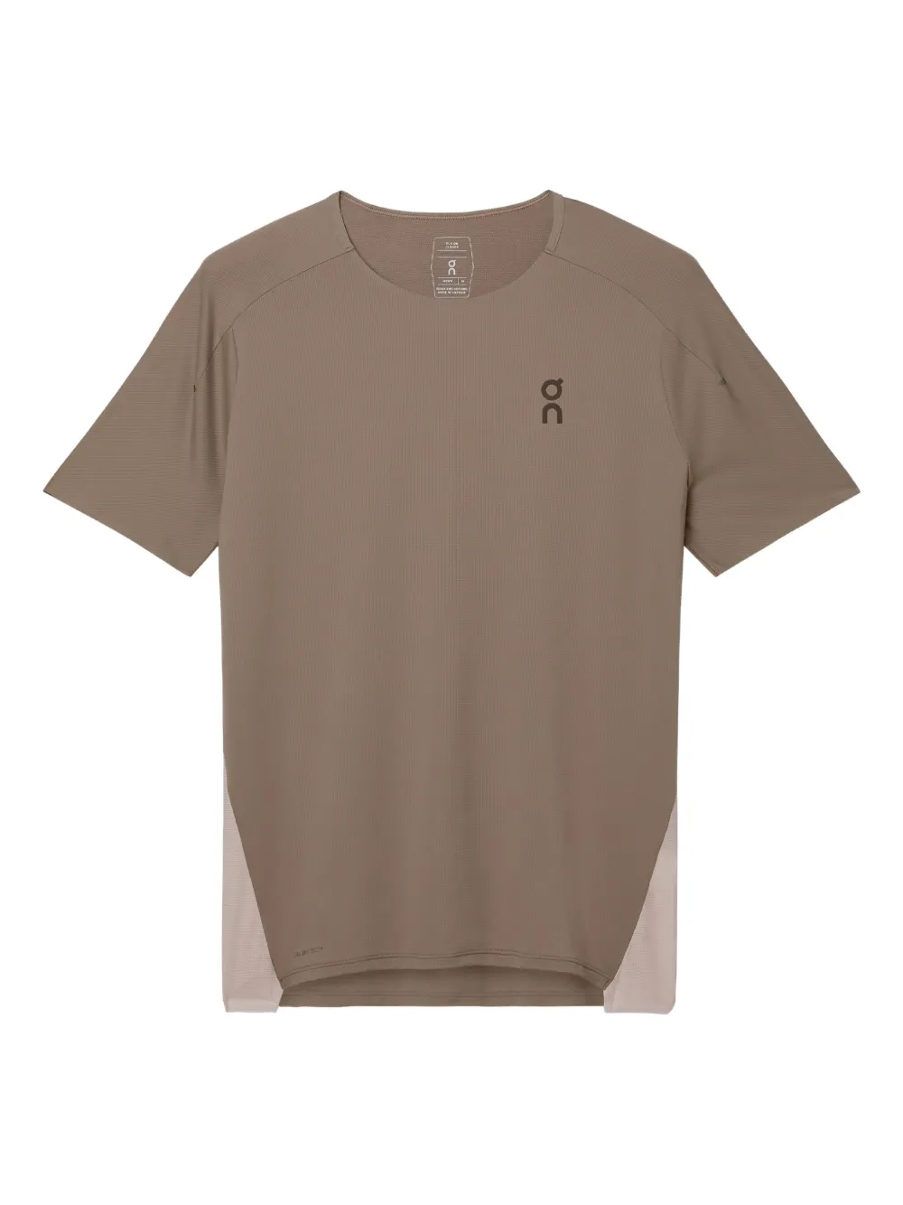 On Running mesh-panelled performance T-shirt | Neutrals | Image 1