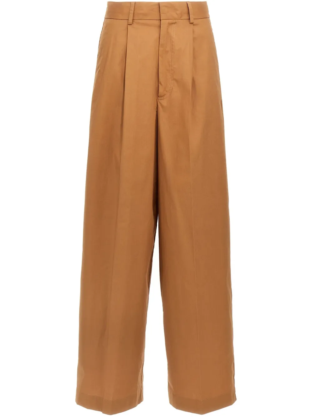 Menswear wide-leg trousers