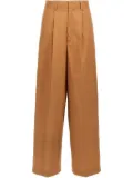 Nude Menswear wide-leg trousers - Brown