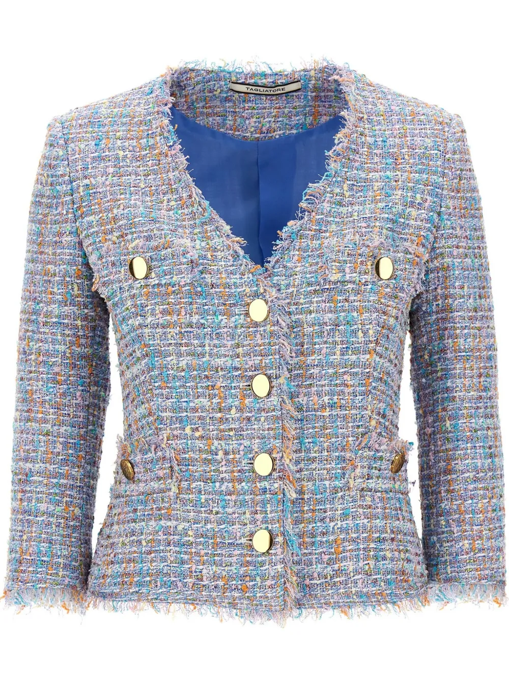 Tagliatore Tweed blazer Blauw