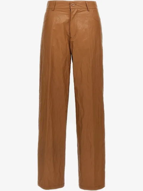 Nude Pantaloni effetto pelle