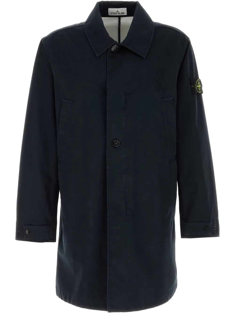 Stone Island abrigo con botones | azul | Image 1