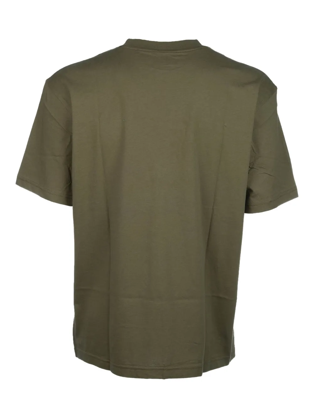 Hugo Boss Graphic Print Crew Neck Short Sleeves T-shirt In Green