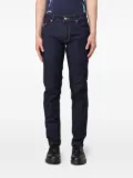 Versace Jeans Couture logo-patch five-pocket jeans - Blue