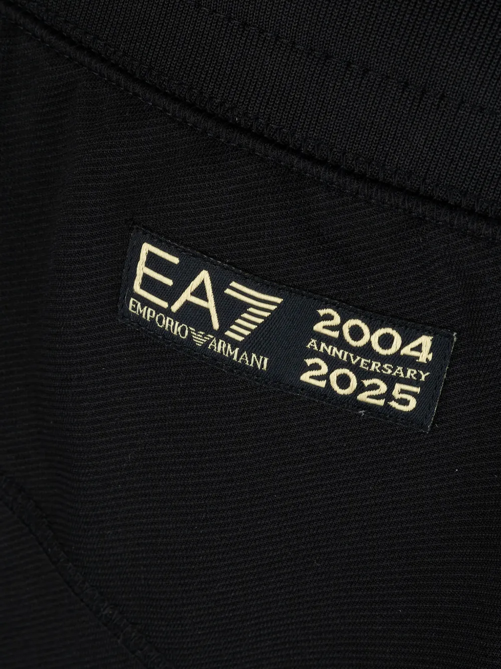 Ea7 Emporio Armani Trainingsshorts met logopatch Zwart