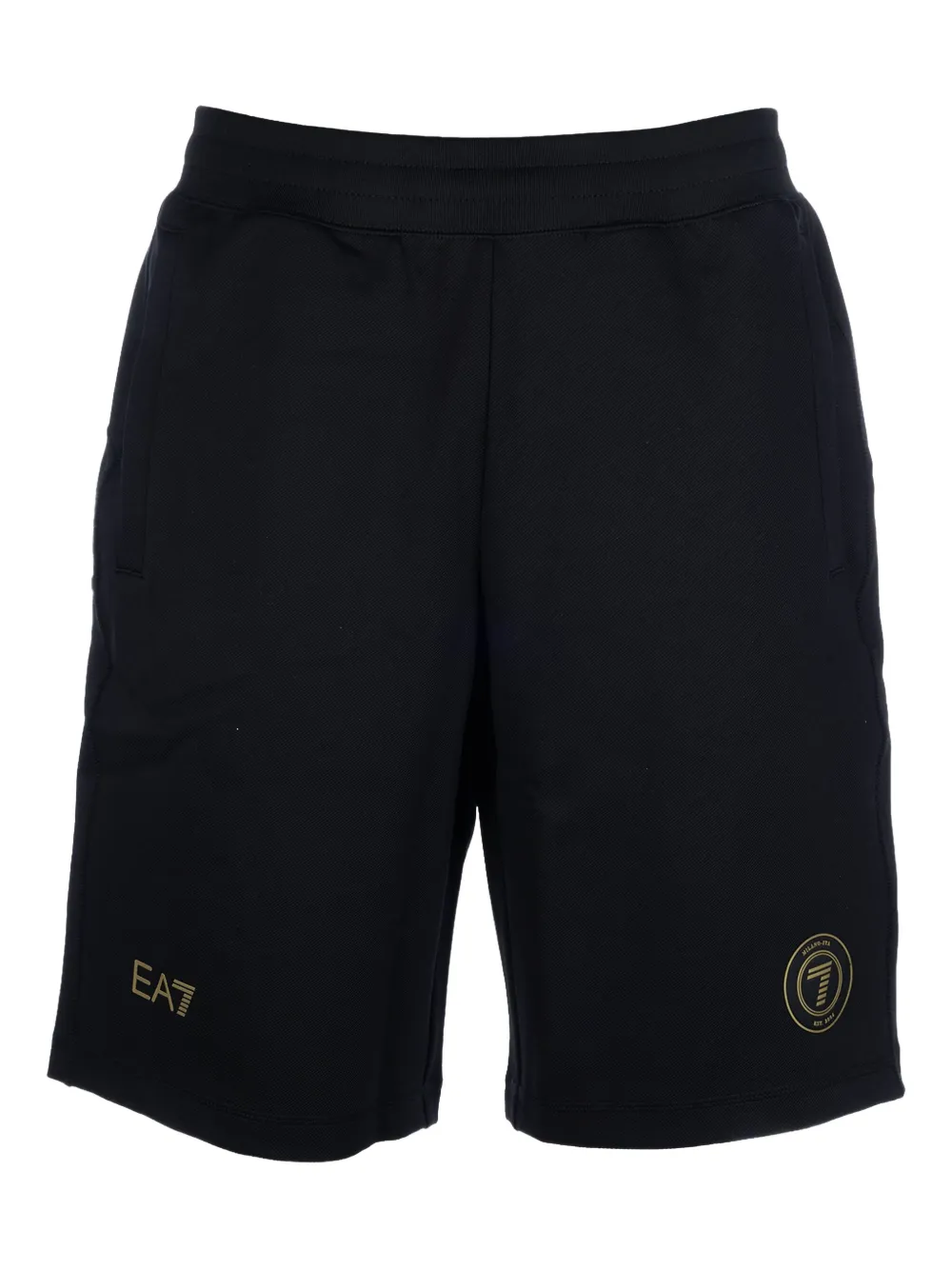 Ea7 Emporio Armani short à patch logo | noir | Image 1