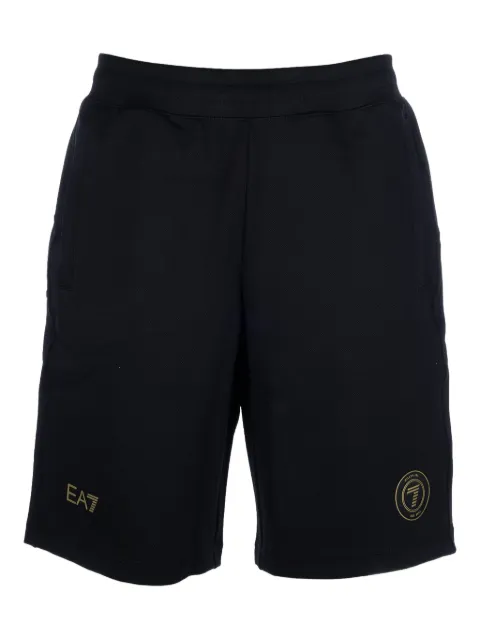 Ea7 Emporio Armani logo-patch track shorts