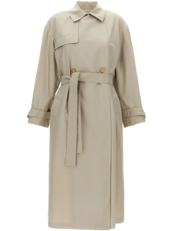 Max Mara Strench トレンチコート | ニュートラル | FARFETCH JP