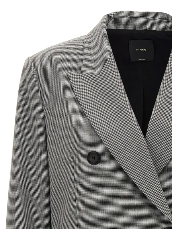 アウターその他 PINKO Woman Blazer Grey 100256A24C I76 donna-abbigliamento-blazer-
