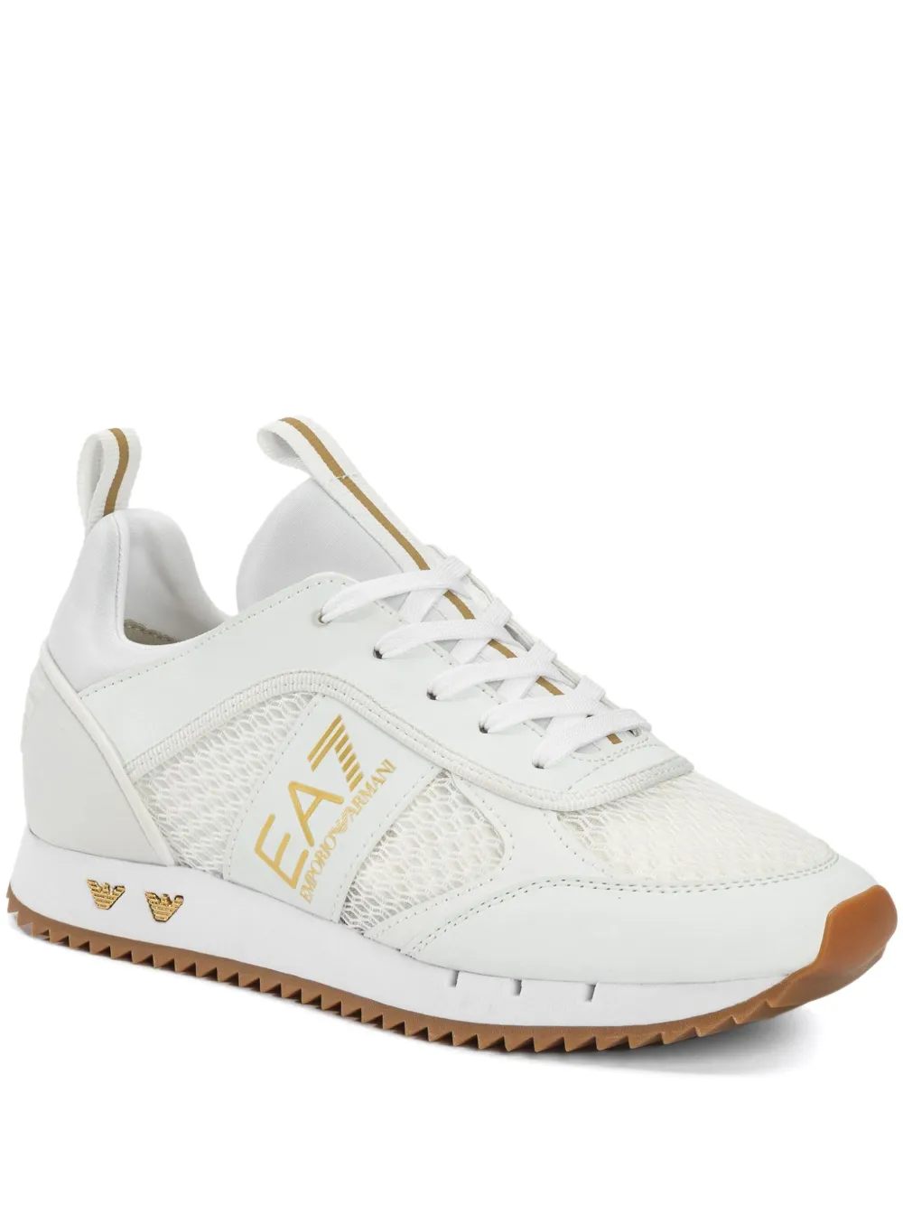 Ea7 Emporio Armani logo-print sneakers White