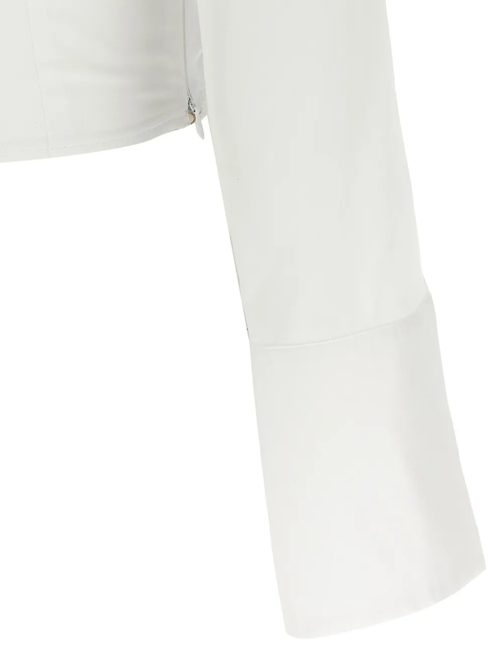 Elisabetta Franchi Cropped blouse Wit