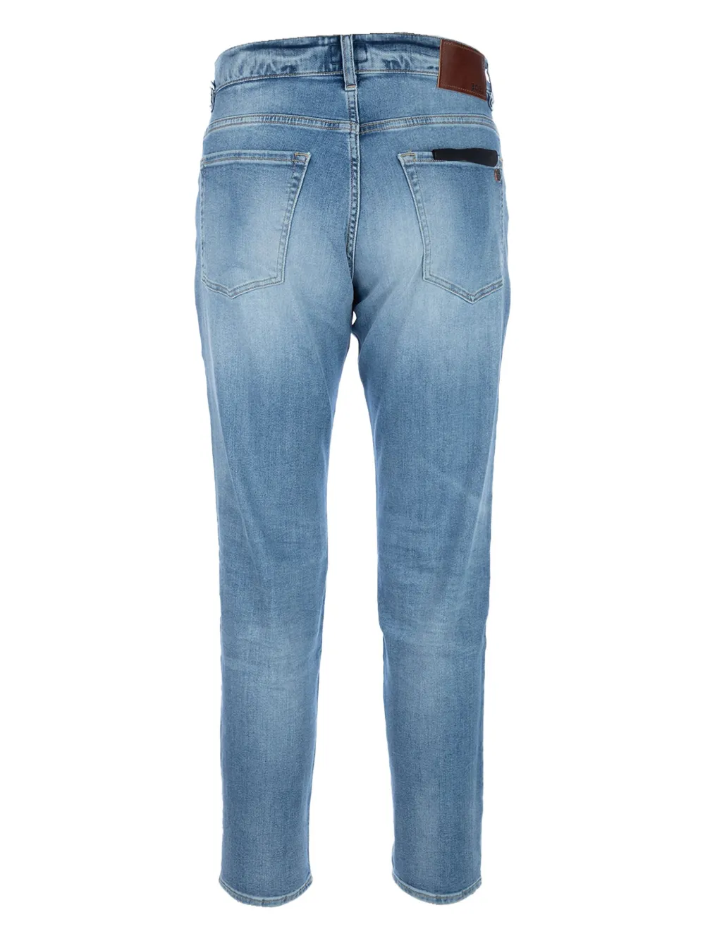 BOSS Jeans met stonewashed-effect - Blauw