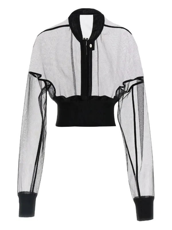【関税込み】Rick Owens ブラック Flight ボンバージャケット Rick Owens Flight ボンバージャケット | ブラック | FARFETCH JP