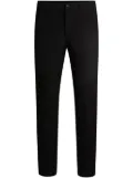 BOSS logo-patch chinos - Black