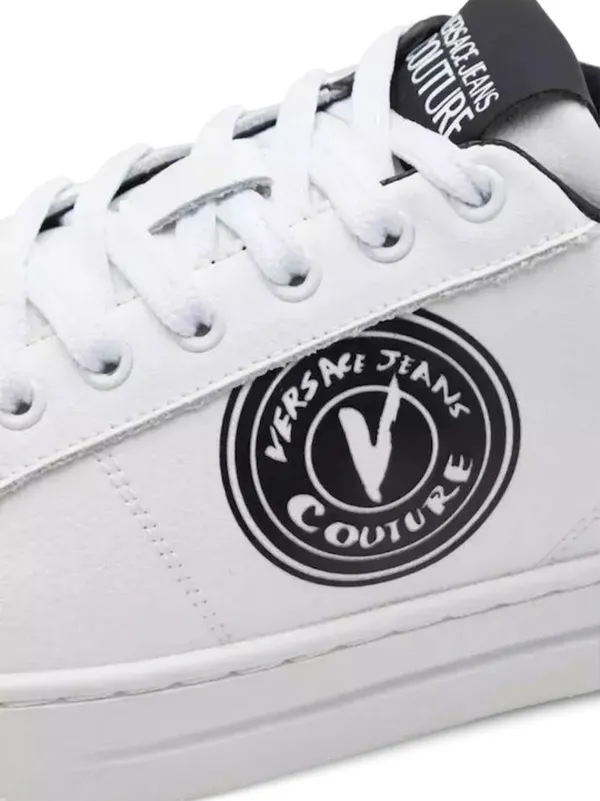 ★Versace★ Jeans Couture ホワイト Court 88 スニーカー Court 88 Sneakers White,Print | VERSACE