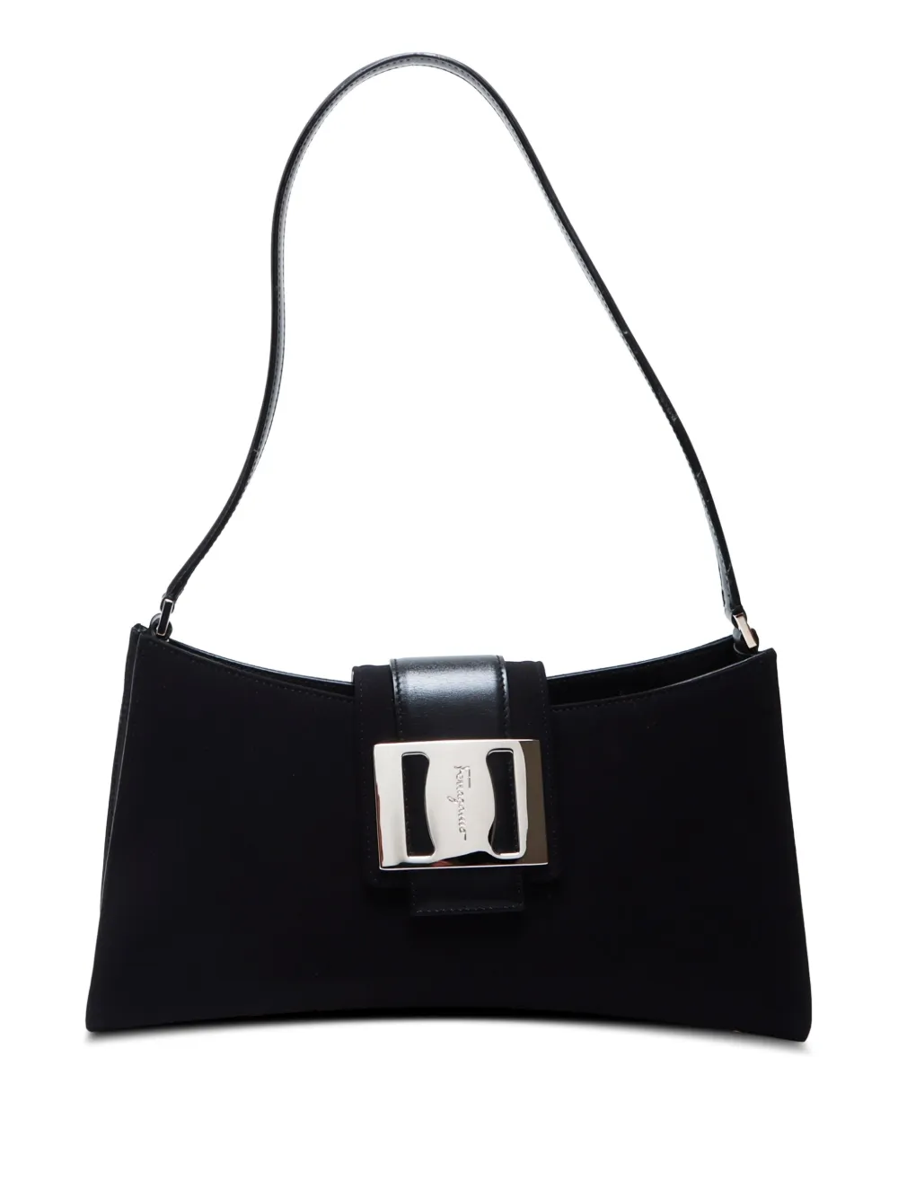 2000-2010s logo-plaque shoulder bag