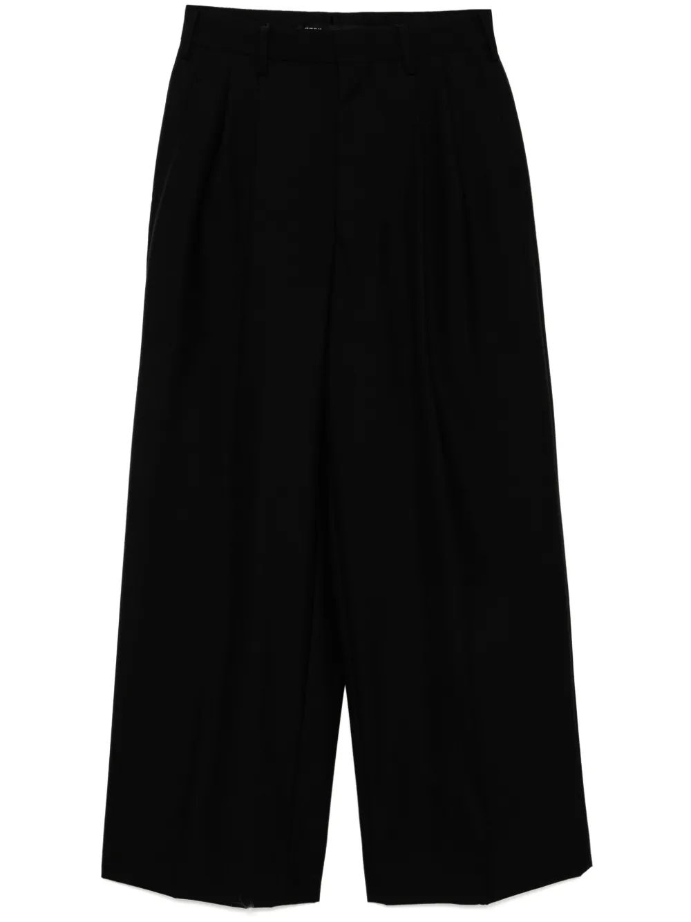 wool wide-leg trousers