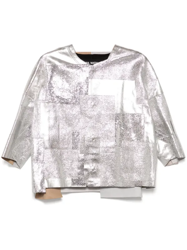 Junya Watanabe Panelled Jacket in Silver