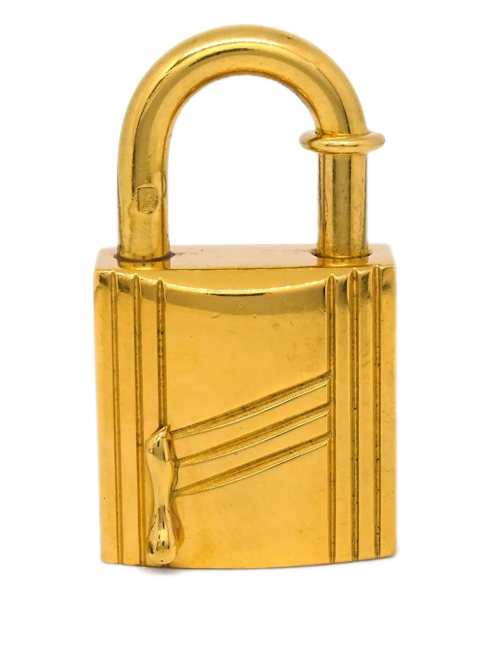 Hermès Pre-Owned 1998 Année Arbre カデナ パドロック - ゴールドトーン Hermès Pre-Owned 1998 Année Arbre カデナ パドロック - ゴールドトーン