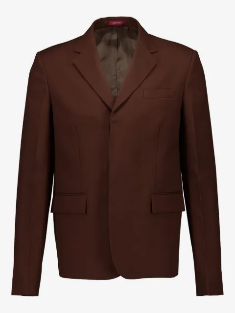 Gucci embossed sleeve wool blazer
