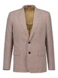 Gucci gingham-pattern blazer - Brown