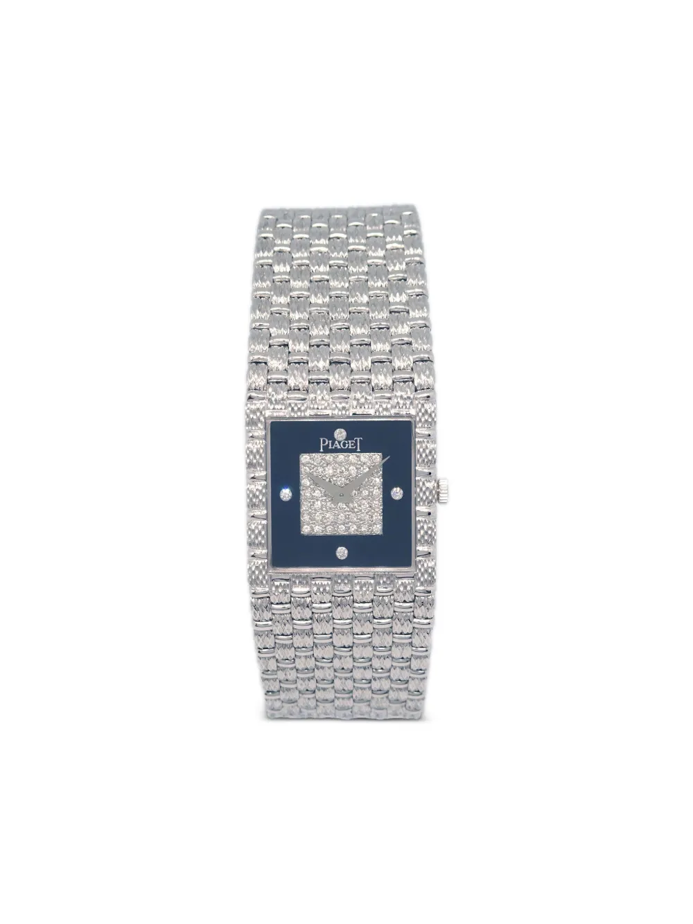 Piaget 1980-1990s マニュアル 23mm - ブルー Piaget 1980-1990s マニュアル 23mm - ブルー