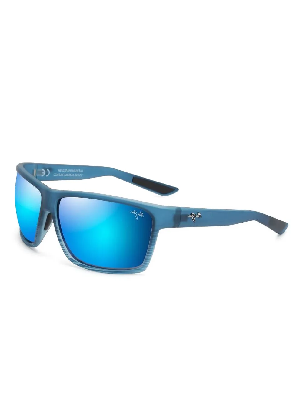 Maui Jim Alenuihaha square-frame sunglasses - Blauw