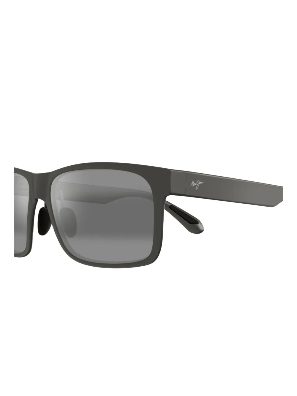 Maui Jim matte grey rectangle sunglasses Grijs