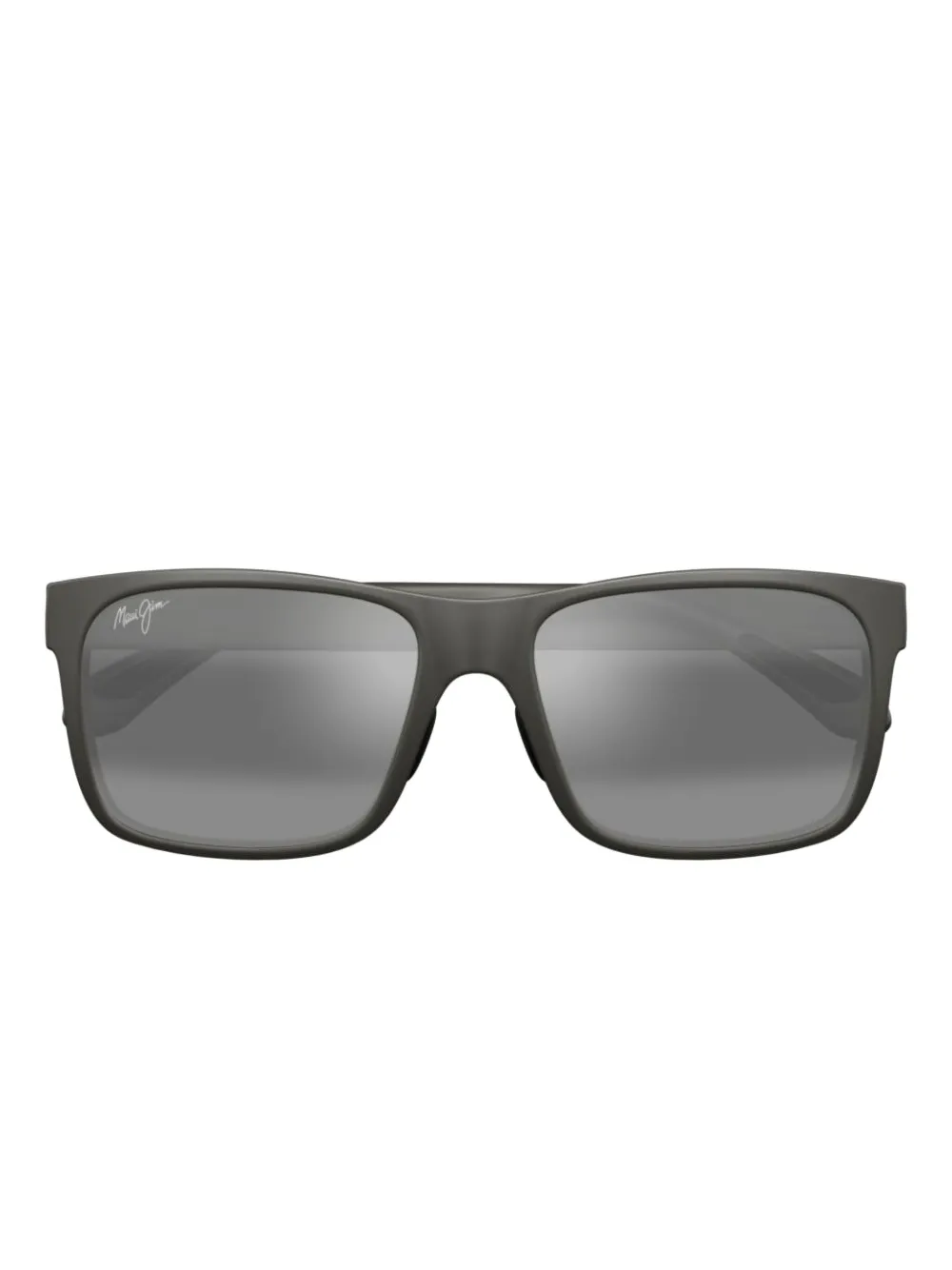 Maui Jim matte grey rectangle sunglasses Grijs
