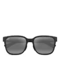 Maui Jim matte rectangle sunglasses - Black
