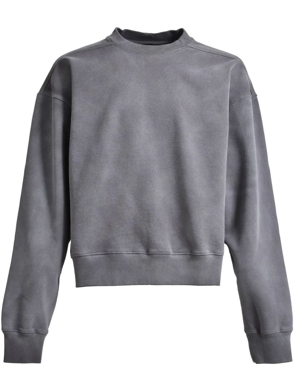 brushed-finish sweatshirt