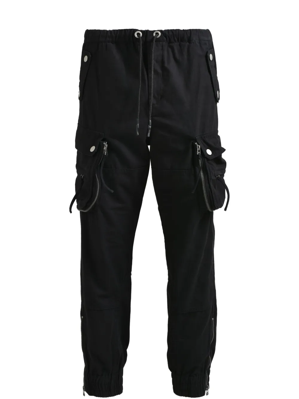 Shop Breath Cotton Trousers In 黑色