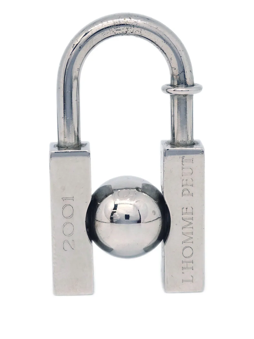Hermès Pre-Owned 2001 A La Découverte De La Beauté Du Monde Classic H Earth Cadena padlock | Silver | Image 1