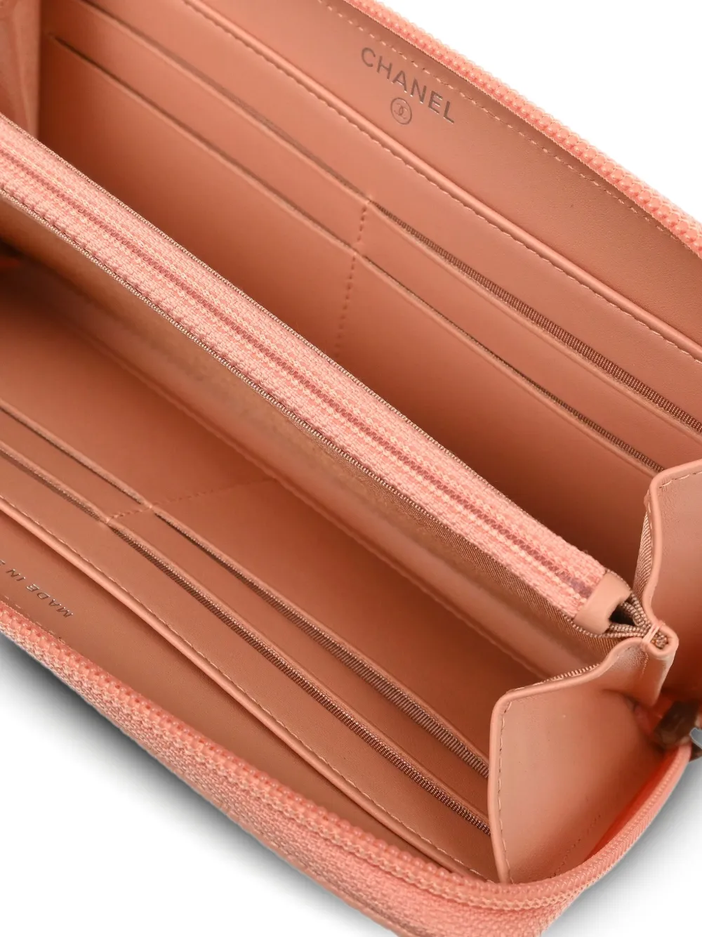Pre-owned Chanel 2016 Cc Wallet In Pink