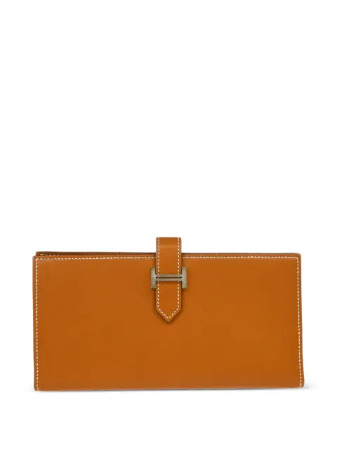 Hermès Pre-Owned 2016 Butler Bearn Soufre bi-fold wallet