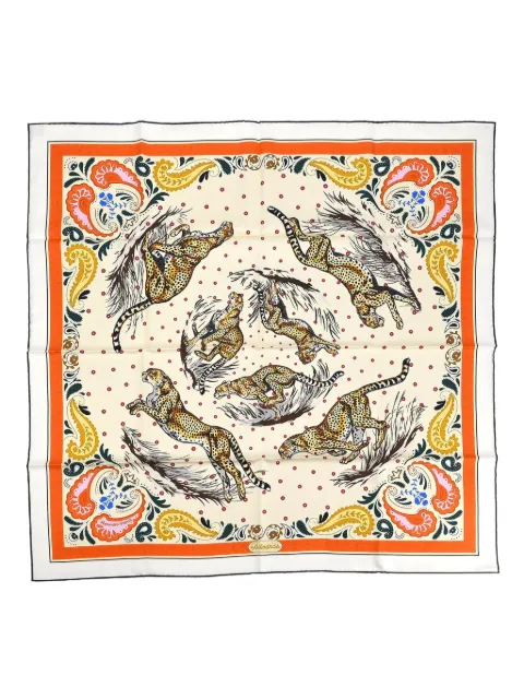 Hermès Pre-Owned 2010s Carré 90 Guepards scarf