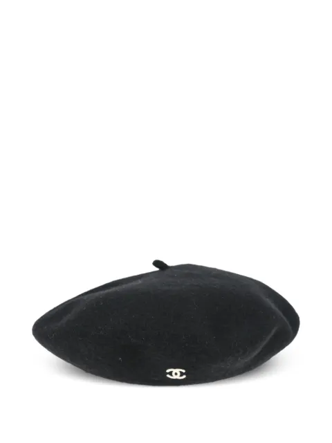 CHANEL Pre-Owned 1998 wool beret