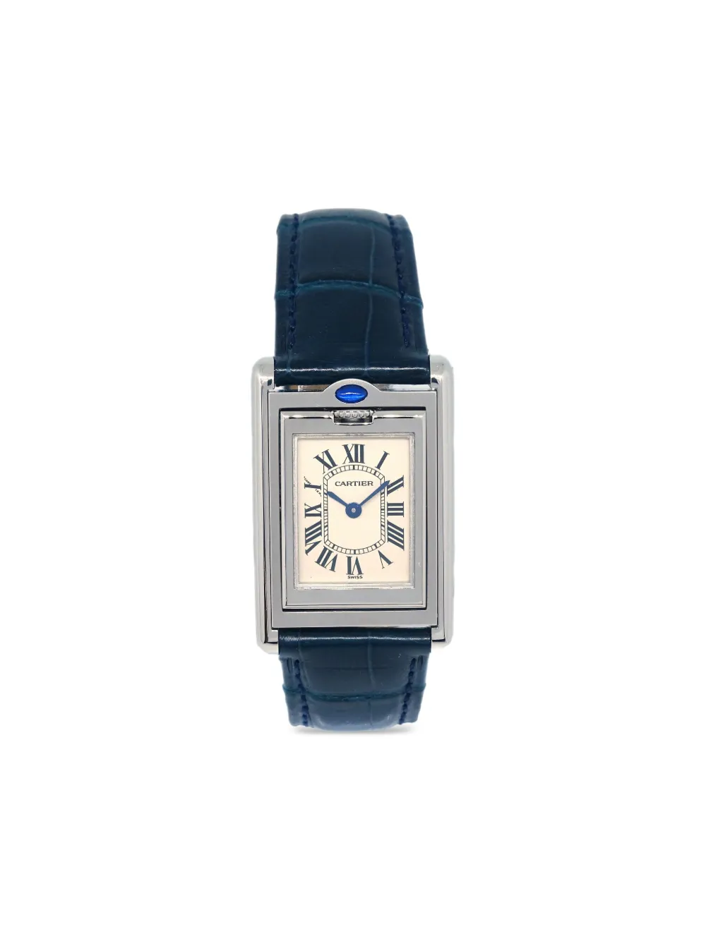 Cartier 1980-1990s プレオウンド スモール タンク バスキュラント 32mm - シルバートーン Cartier 1980-1990s プレオウンド スモール タンク バスキュラント 32mm - シルバートーン