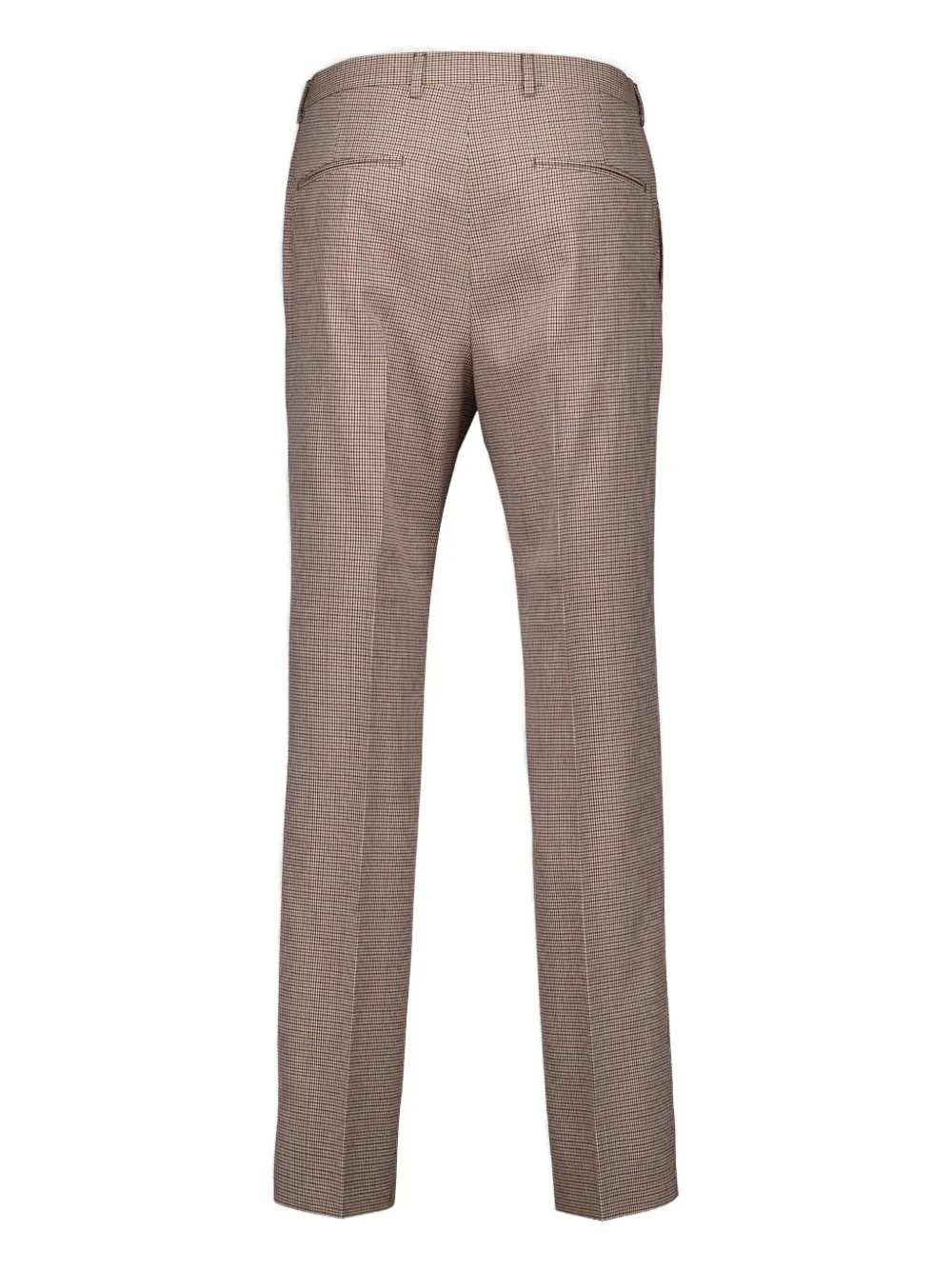 Gucci Wollen broek met gingham ruit - Beige