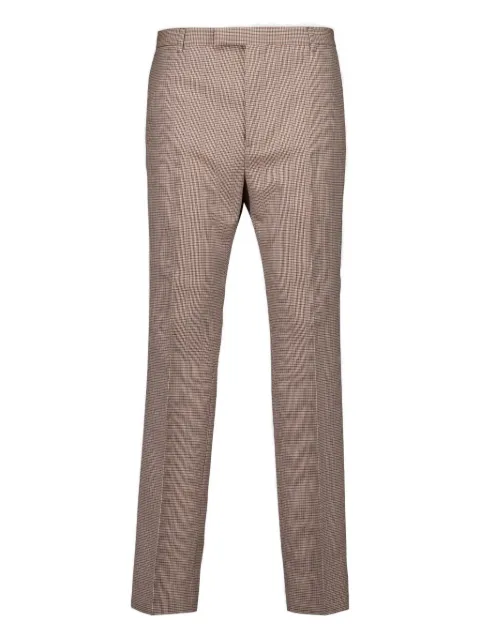 Gucci gingham wool trousers