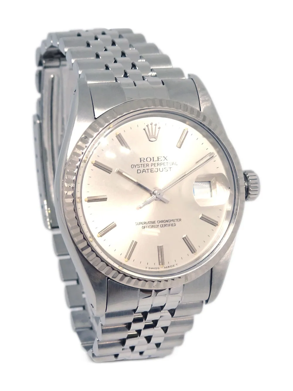 Rolex 1985 pre-owned Oyster Perpetual Date 35mm | Pre-Owned Dress Watches | Image 2