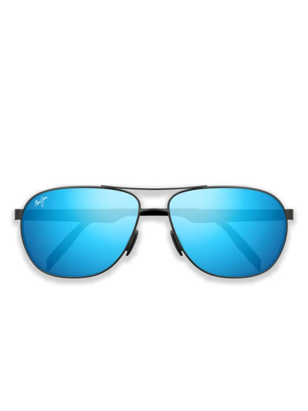 Maui Jim Zonnebril met ovaal montuur Zwart