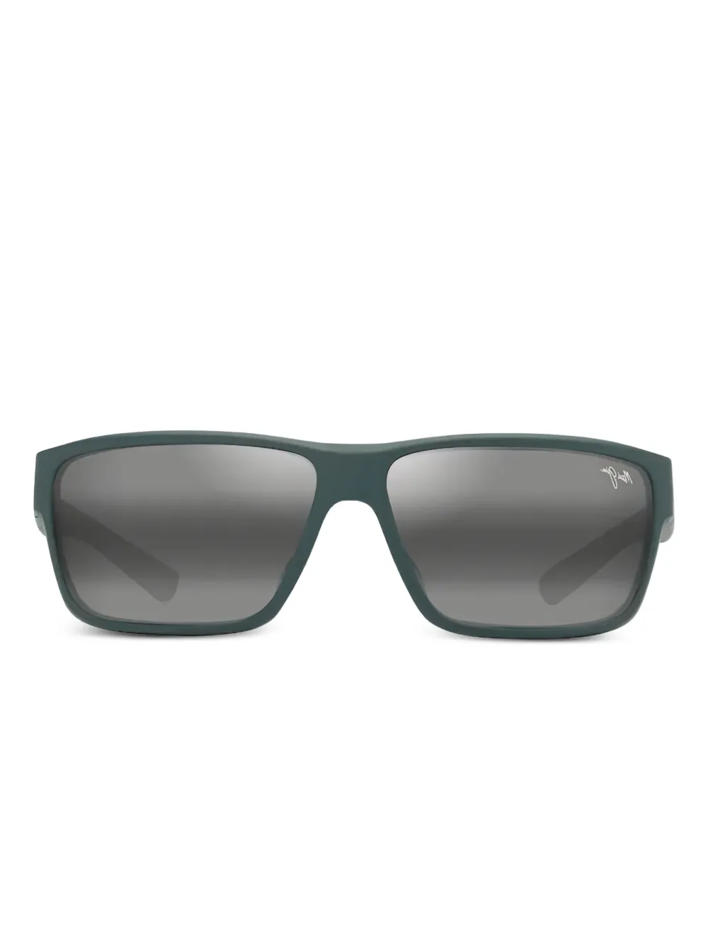 Maui Jim Óculos de sol retangular Uila Asian Fit | Verde | Image 1